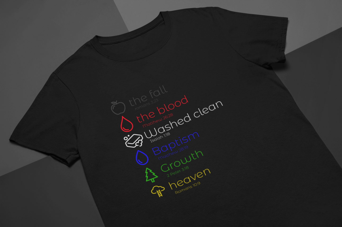 Steps to Salvation t-shirt